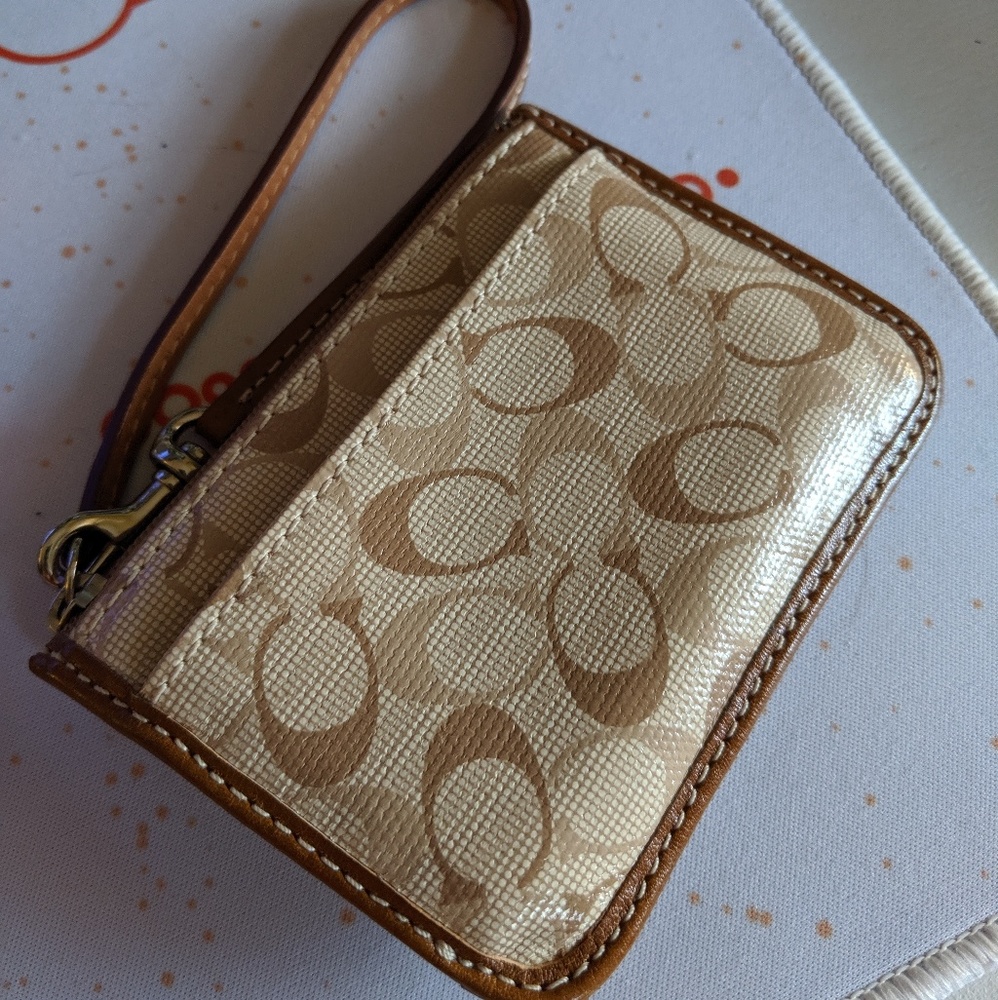 Authentic Coach Keychain wallet